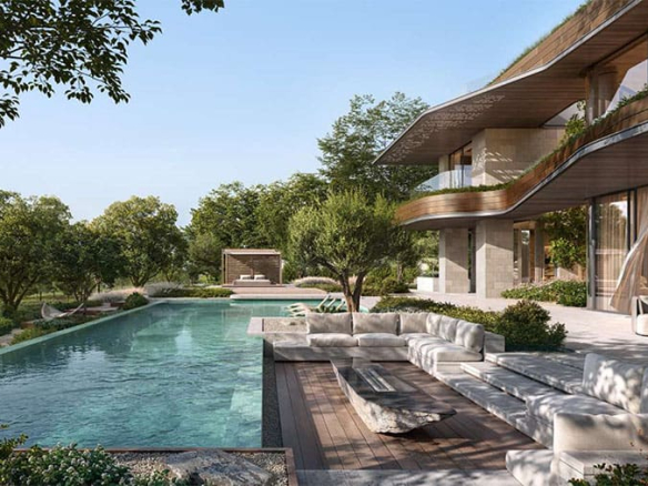 The Wilds Moringa Mansions by Aldar Properties – luxury villas with modern architecture in a green community